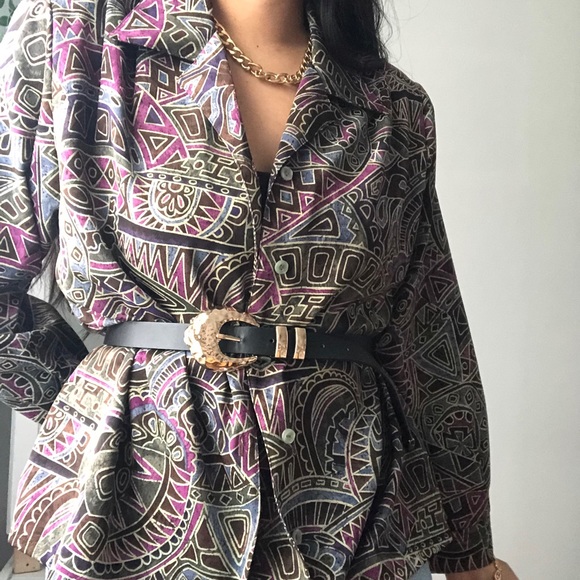 Vintage  80's oversize shirt - Picture 2 of 9